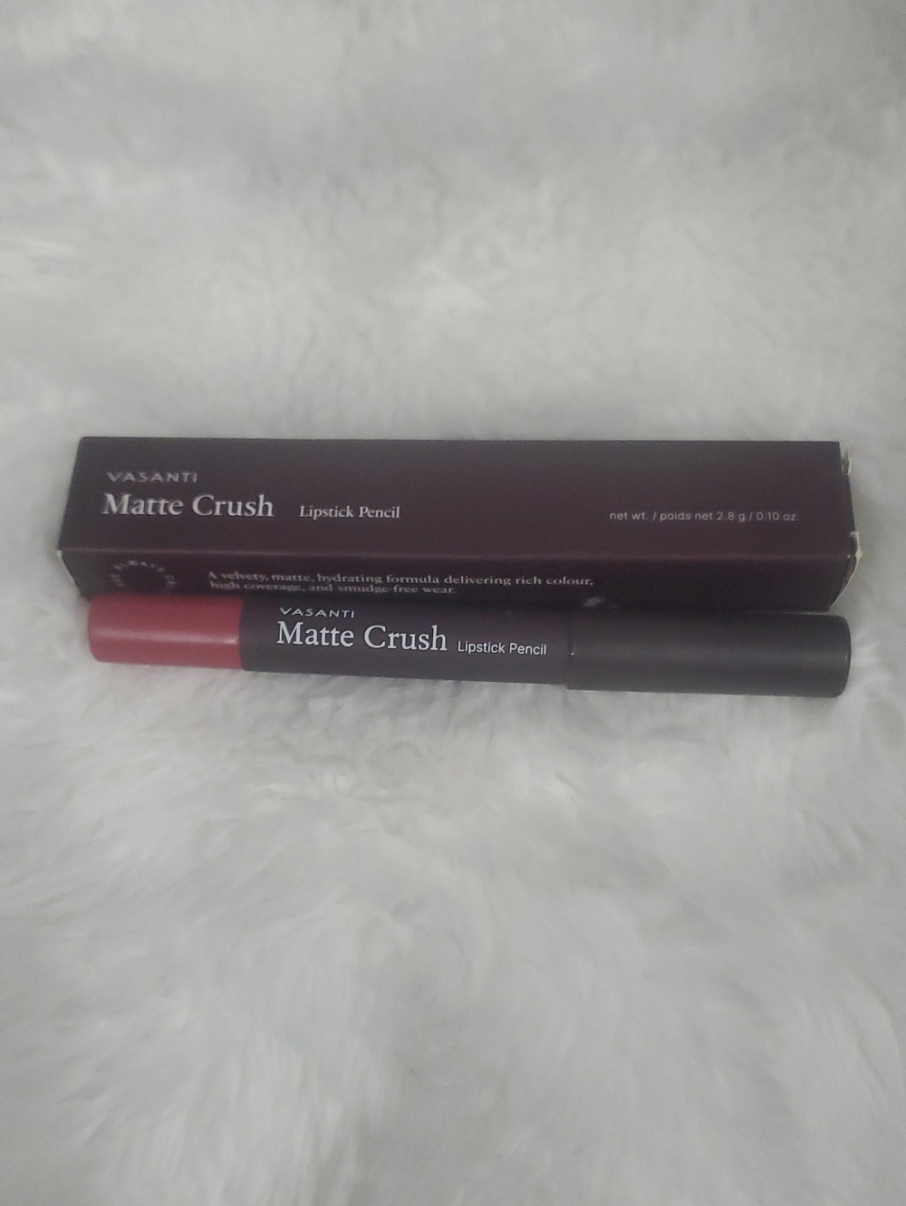 Vasanti Matte Crush Lipstick Pencil - Blushing